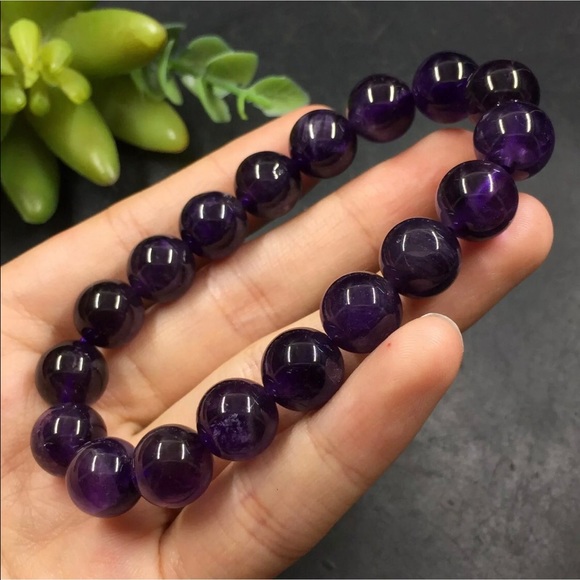 Other - Gorgeous Rich purple amethyst bracelet Reiki✨